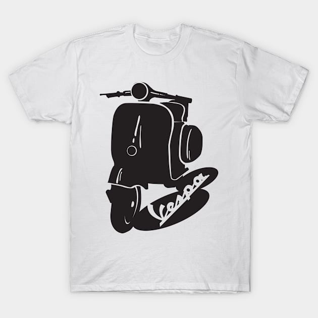 Vespa it's Classic T-Shirt by keychup46